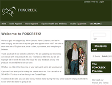 Tablet Screenshot of foxcreektack.com
